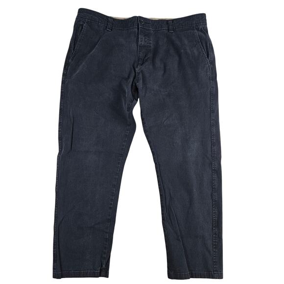 DOCKERS SMART FLEX 360 Chino Pants Sz 36x29 Black Mens Casual Work Flexable - Picture 1 of 10